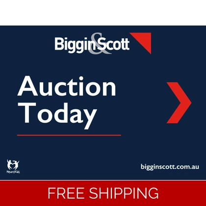 Biggin & Scott Auction Today & 60x45 cm Sticker Set Biggin & Scott Auction Today & 60x45 cm Sticker Set